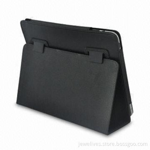 Leather Case for Apple's iPad, with Double Stands to Enable You a Good View